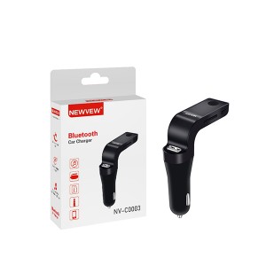 2021 wholesale price Bluetooth Car Charger - Car Charger USB Bluetooth Multi-function NV-C0003 – TAIGE