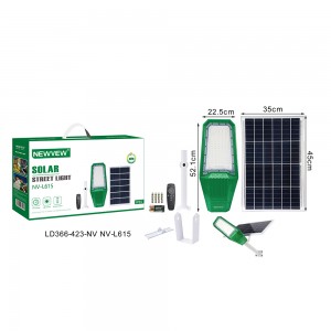 NV-L615 100W Solar IP65 Split Street Lamp with  Solar Charging Time 6h