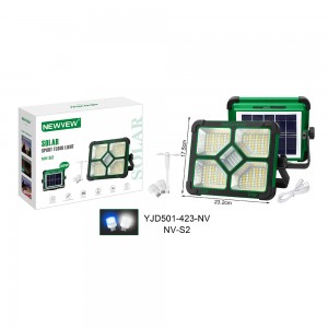NV-S2 54W LED Solar Rechargeable Spotlight Emer...