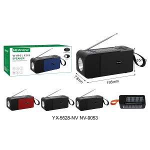 NV-9053 NEWVEW Solar Wireless Speaker