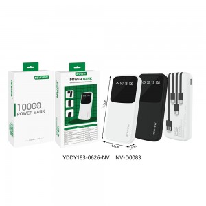 NV-D0083 NEWVEW ABS Portable Power Bank Charger External Battery