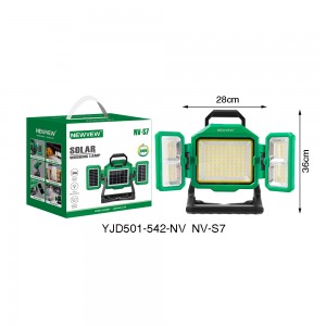 NV-S7 NEWVEW 60W Solar LED Working Lamp Multi-Functional Light