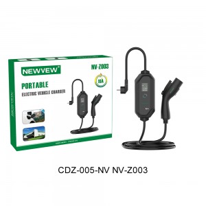 NV-Z003 NEWVEW 230V16A 50Hz Portable Electric IP65 IK08 Vehicle Charger Charger