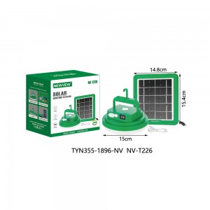 NV-T226 NEWVEW 100W Solar Lighting System