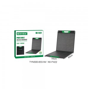 NV-F422 NEWVEW 18V/100W Foldable Monocrystalline Solar Panel