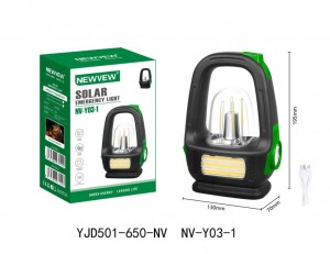 NV-Y03-1 1800mah NEWVEW SOLAR EMERGENCY LIGHT