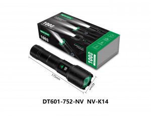 NV-K14 3000mah NEWVEW RECHARGEABLE ALUMINUMALLOY FLASHLIGHT