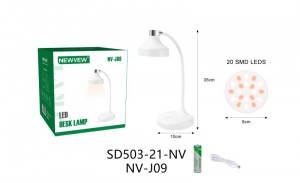 NV-J09 1200mah NEWVEW LED DESK LAMP