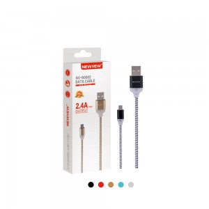 OEM/ODM Factory Usb Charger Cable - Charging Cable with thread Braided LED Light NV-B0002 – TAIGE