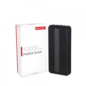 ABS Portable Power Bank 20000mAh with 4*Built-In Charging Wire NV-D0003