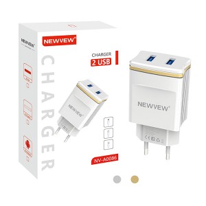 New Arrival China Iphone Cables - Usb Charger 2-Port 2.4A NV-A0086 – TAIGE