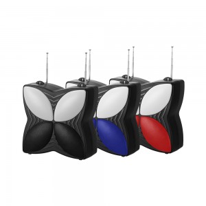 NV-9050 NEWVEW ABS Butterfly-Shaped Wireless Portable Speaker with Solar Panel