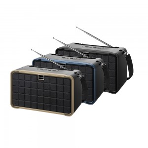 NV-9081SUN NEWVEW ABS Wireless Portable Speaker with Solar Panel