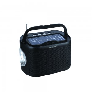 ABS Portable Mini Speaker with Solar Panel NV-8809SL