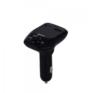 V5.0 Bluetooth Car Charger with USB/TF/FM/Call/Music LED Screen NV-C0002