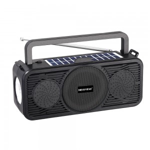 Portable Wireless Speaker with Solar Panel NV-8980