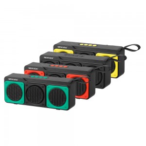 ABS Portable Wireless Speaker With Solar Panel NV-9006