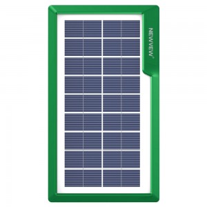 NEWVEW Solar Lighting System with  Lamp Bead 9V/3.5W Polycrystalline Solar Panel Lead-Acid Battery