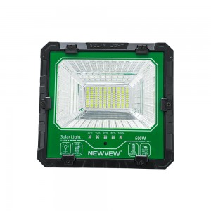 NV-P705 NEWVEW 500W 6500-7000K Solar LED Street Lamp Outdoor Light with  Solar Panel Solar Charging