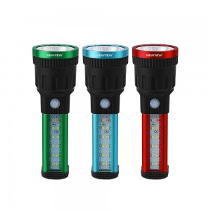NV-K24 1200mah NEWVEW SOLAR ALUMINUM-PLASTIC FLASHLIGHT