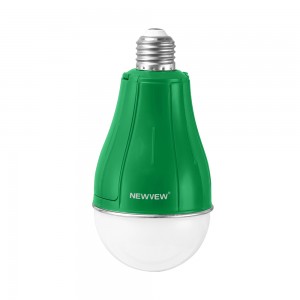 NV-E919螺口 3x1200mah NEWVEW SMART LED BULB BECHARGEABLE