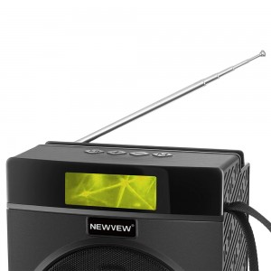 NV-9243 NEWVEW WIRELESS SOLAR SPEAKER