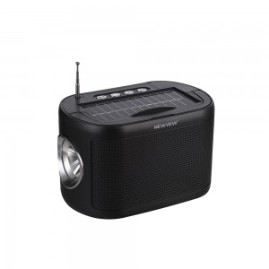 ABS Portable Mini Speaker with Solar Panel NV-8809SL