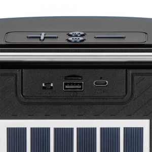 NV-9087 NEWVEW Wireless Portable Speaker with Solar Panel