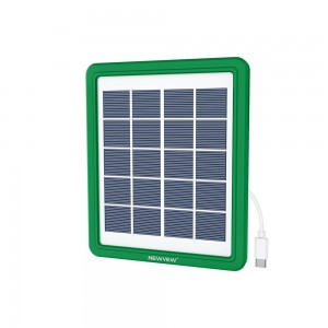 NV-T207 DC5V 30W Solar Lighting System with 5V/2W Polycrystalline Solar Panel TYPE-C Port