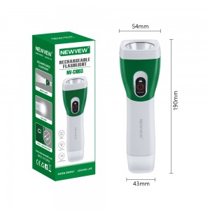 NV-C1003 1200mah NEWVEW RECHARGEABLE FLASHLIGHT