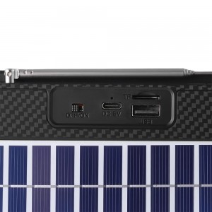 NV-9237 NEWVEW WIRELESS SOLAR SPEAKER