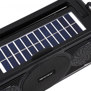 Portable Wireless Speaker with Solar Panel NV-8980