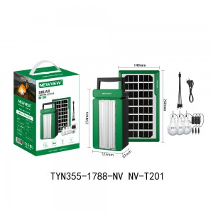 NV-T201 3500mAh NEWVEW SOLAR LIGHTING SYSTEM
