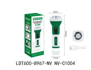 NV-C1004 1200mah NEWVEW RECHARGEABLE FLASHLIGHT