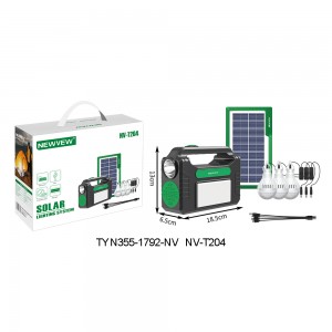 NV-T204 4000mAh NEWVEW SOLAR LIGHTING SYSTEM