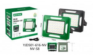 NV-S8 1500mah NEWVEW SOLAR EMERGENCY LIGHT
