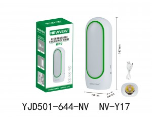 NV-Y17 4V900mah NEWVEW RECHARGEABLE EMERGENCYLIGHT