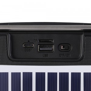 NV-9202MINISUN NEWVEW WIRELESS SOLAR SPEAKER