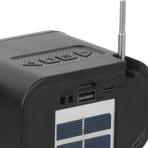 NV-9244 NEWVEW WIRELESS SOLAR SPEAKER